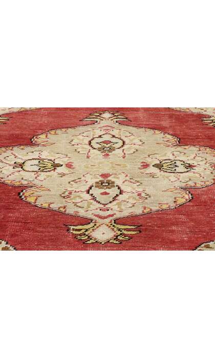 5 x 11 Vintage Turkish Oushak Rug 73752