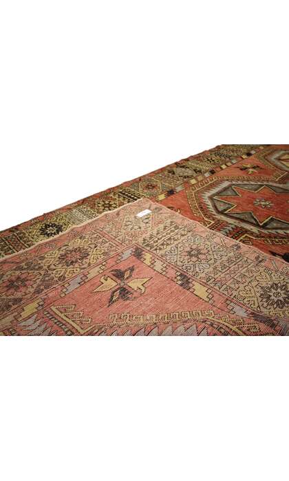 5 x 13 Vintage Turkish Oushak Rug 73874