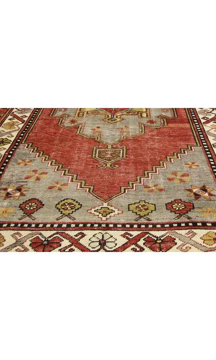 5 x 13 Vintage Turkish Oushak Rug 73885