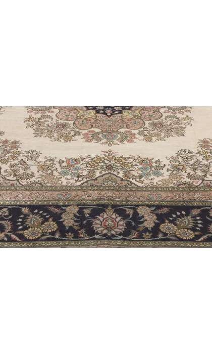 5 x 5 Fine Vintage Silk Kayseri Rug 78622