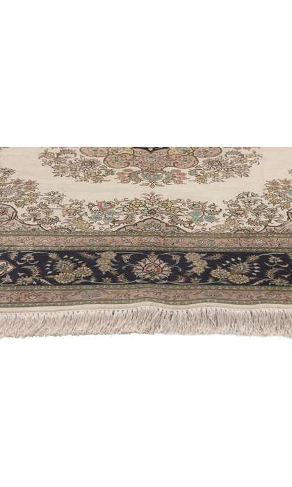 5 x 5 Fine Vintage Silk Kayseri Rug 78622