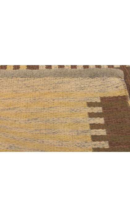 6 x 10 Vintage Swedish Kilim Rollakan Rug 78609