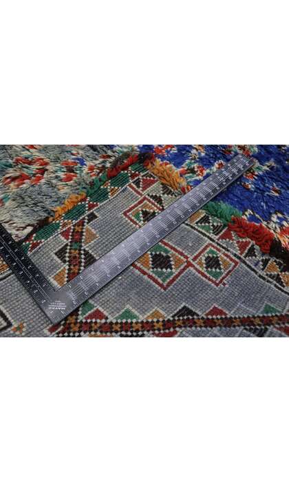 6 x 11 Vintage Blue Beni MGuild Moroccan Rug 21290