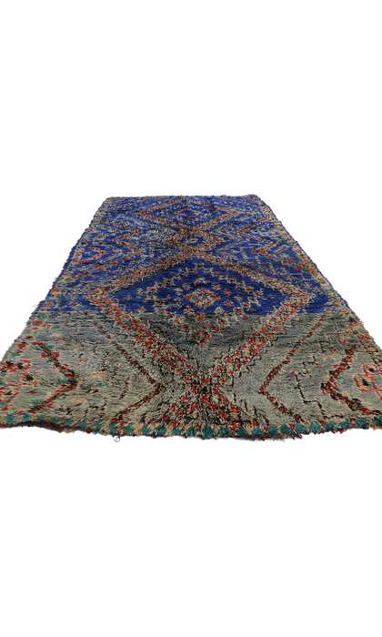 6 x 11 Vintage Blue Beni MGuild Moroccan Rug 21290