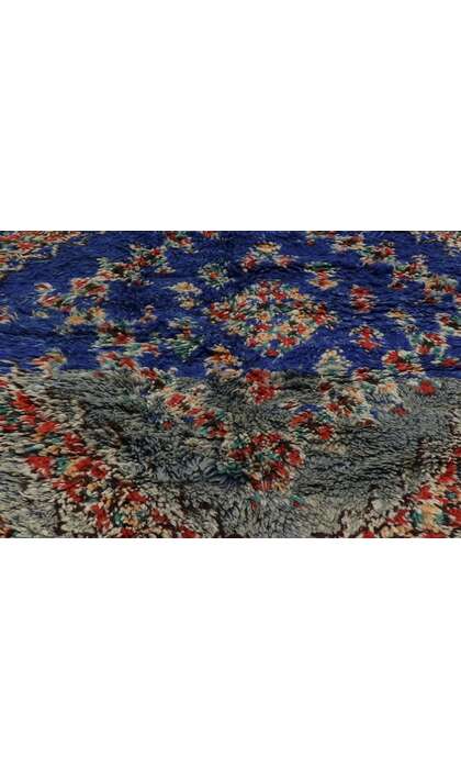 6 x 11 Vintage Blue Beni MGuild Moroccan Rug 21290