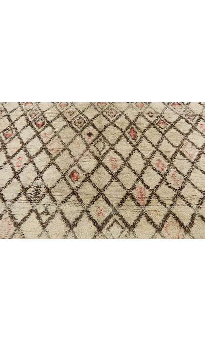 6 x 9 Vintage Moroccan Beni Ourain Rug 21359