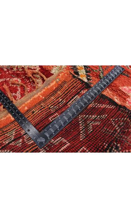 6 x 9 Vintage Red Boujad Moroccan Rug 21311