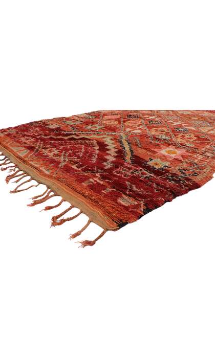 6 x 9 Vintage Red Boujad Moroccan Rug 21311