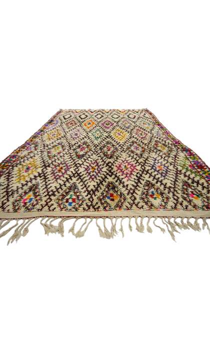 7 x 10 Vintage Moroccan Beni Ourain Rug 20695