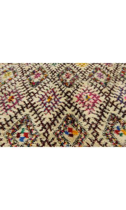 7 x 10 Vintage Moroccan Beni Ourain Rug 20695