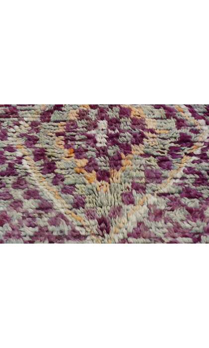 7 x 10 Vintage Purple Moroccan Rug 21288