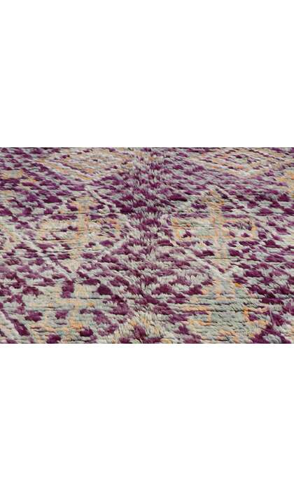 7 x 10 Vintage Purple Moroccan Rug 21288