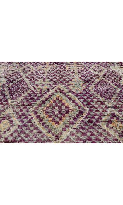 7 x 10 Vintage Purple Moroccan Rug 21288