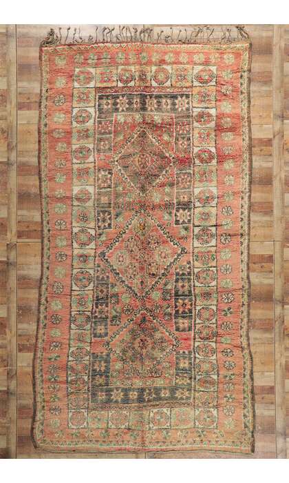 7 x 13 Vintage Moroccan Rug 21199