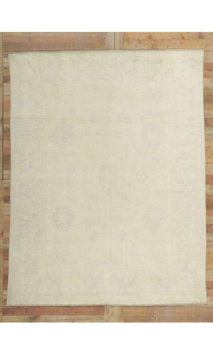 7 x 9 Neutral Muted Oushak Rug 80974