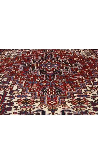 7 x 9 Vintage Persian Heriz Rug 71255