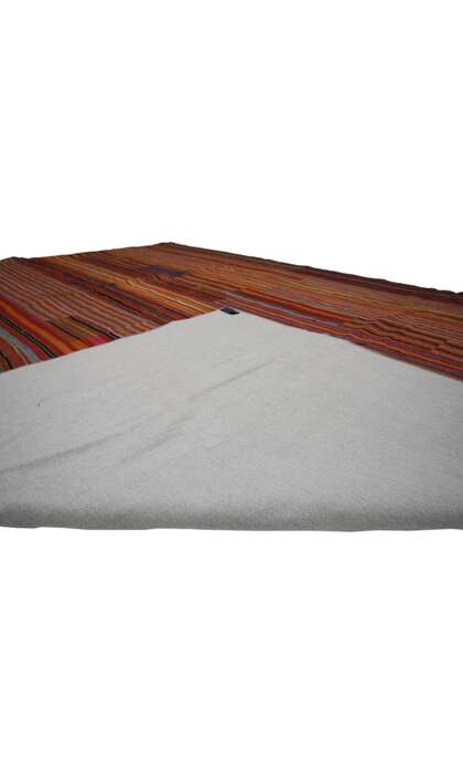 9 x 11 Rustic Vintage Kilim Area Rug 60647