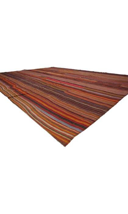 9 x 11 Rustic Vintage Kilim Area Rug 60647