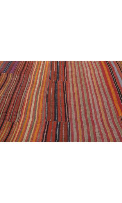 9 x 11 Rustic Vintage Kilim Area Rug 60647