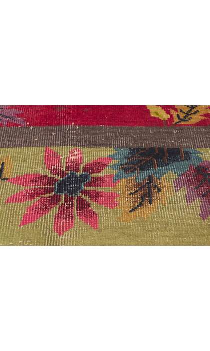 9 x 12 Antique Chinese Art Deco Rug 78317