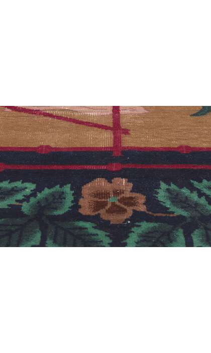 9 x 12 Antique Chinese Art Deco Rug 78614