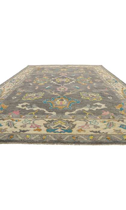 9 x 12 Colorful Oushak Rug 80525