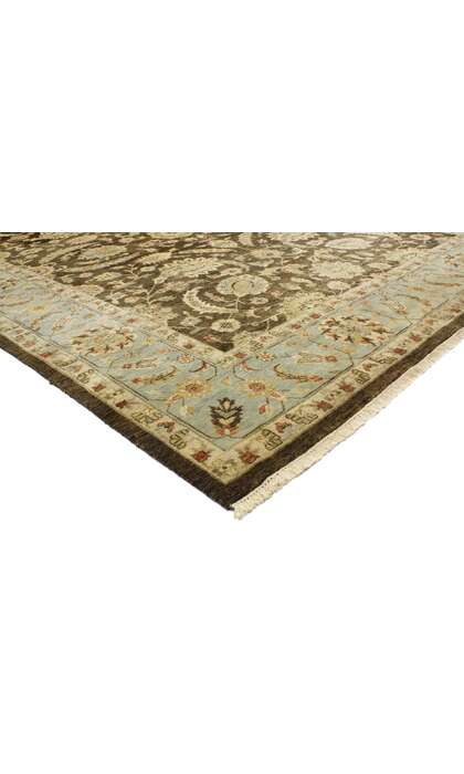 9 x 12 Vintage Earth-Tone Pakistani Rug 76772