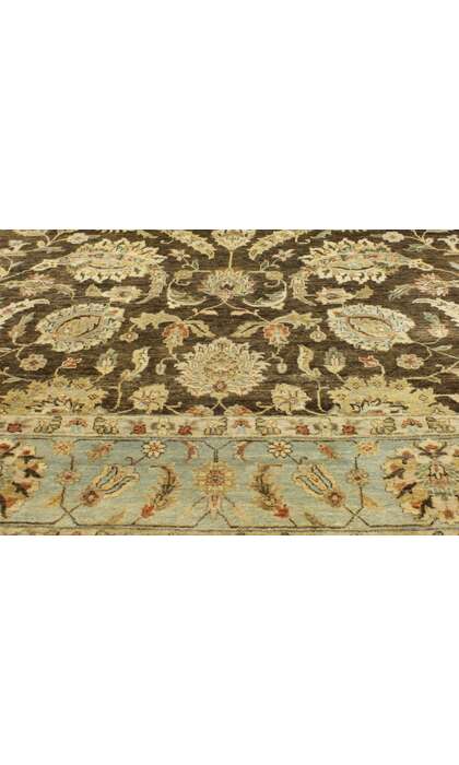 9 x 12 Vintage Earth-Tone Pakistani Rug 76772