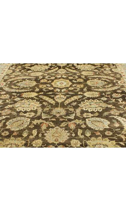 9 x 12 Vintage Earth-Tone Pakistani Rug 76772