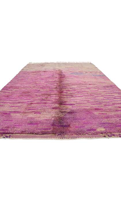 9 x 12 Modern Pink Beni Mrirt Moroccan Rug 21120
