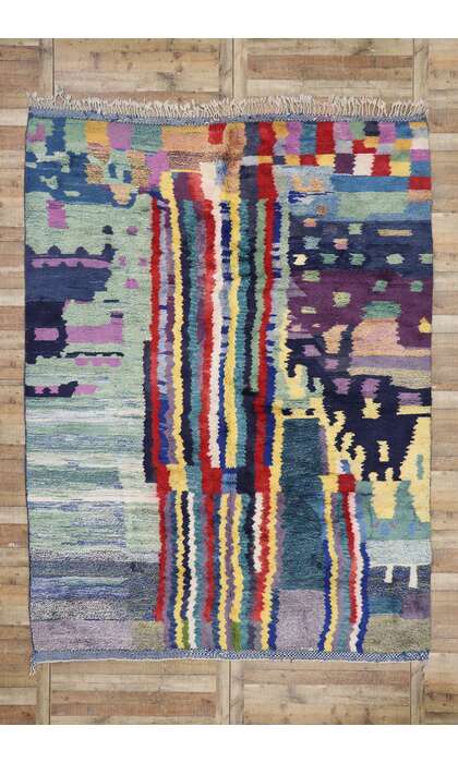 9 x 12 Modern Beni Mrirt Moroccan Rug 21139