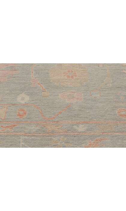 9 x 12 Vintage Style Muted Oushak Rug 809139 x 12 Vintage Style Muted Oushak Rug 80913