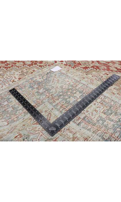 9 x 13 Modern Rustic Persian Heriz Rug 52634