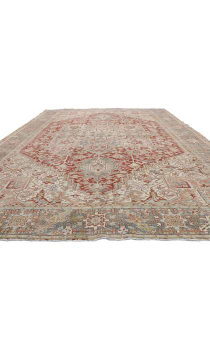 9 x 13 Modern Rustic Persian Heriz Rug 52634