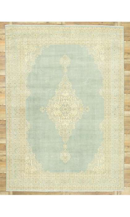 9 x 13 Vintage Muted Turkish Rug 52976