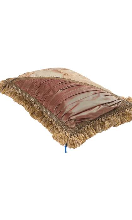 2 x 1 Antique French Aubusson Pillow 78616