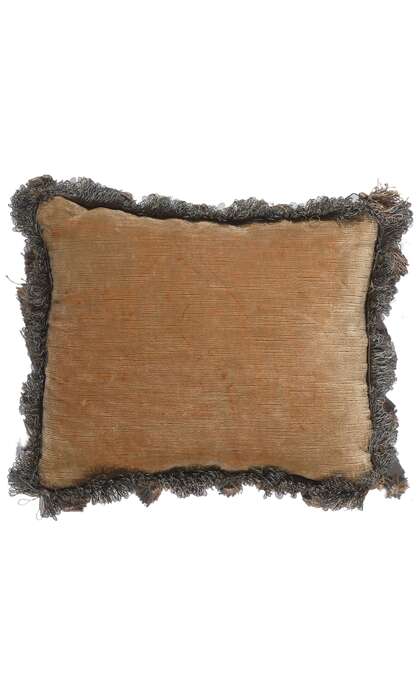 1 x 1 Antique French Aubusson Pillow 78617