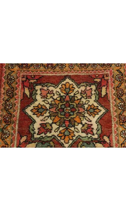 1 x 1 Antique Persian Semnan Rug 77164