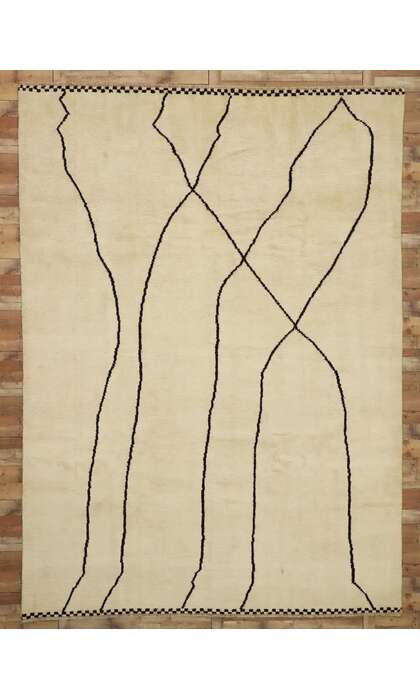 10 x 14 Organic Modern Moroccan Rug 80499