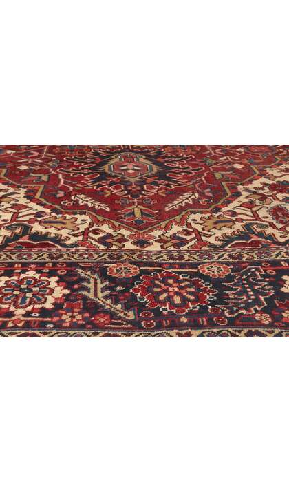 10 x 14 Antique Persian Heriz Rug 78633