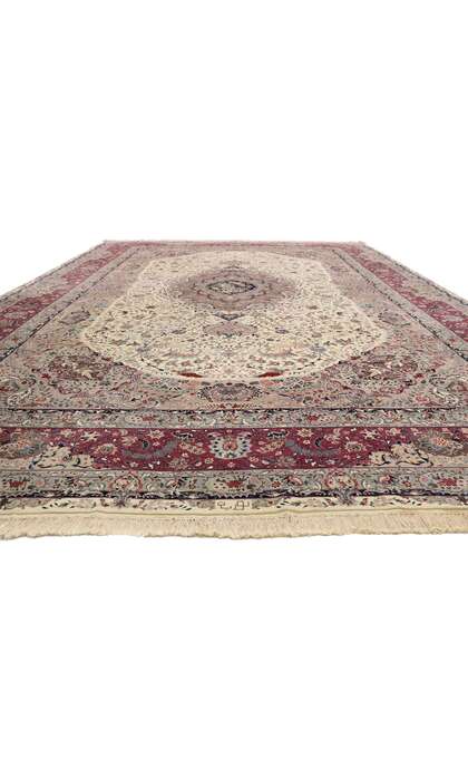 12 x 18 Oversized Antique Persian Tabriz Rug 77360