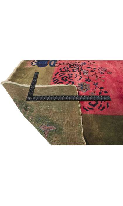 12 x 20 Oversized Antique Chinese Deco Rug 77760