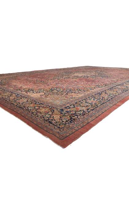 14 x 22 Antique Persian Farahan Rug 78651