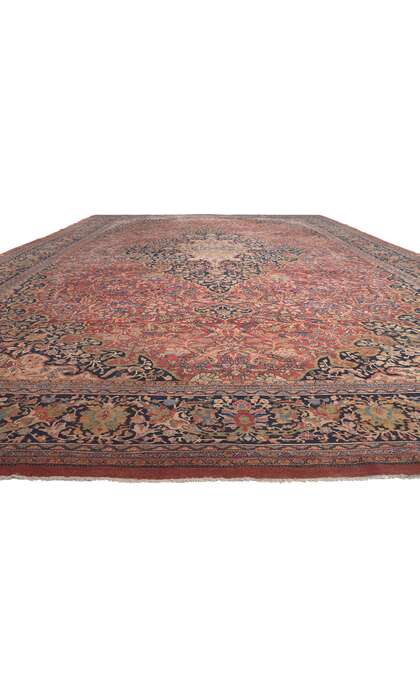14 x 22 Antique Persian Farahan Rug 78651