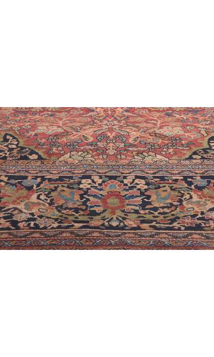 14 x 22 Antique Persian Farahan Rug 78651