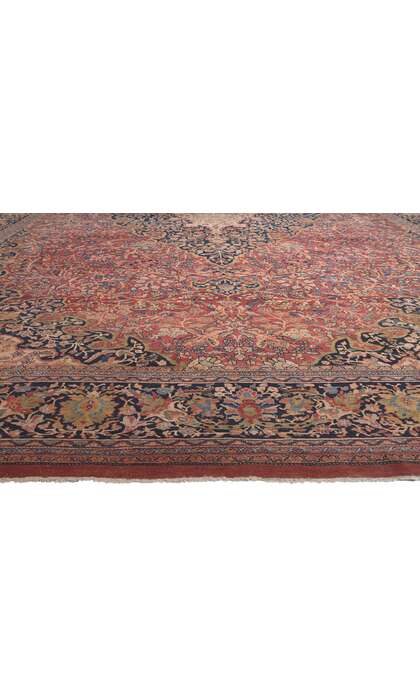 14 x 22 Antique Persian Farahan Rug 78651
