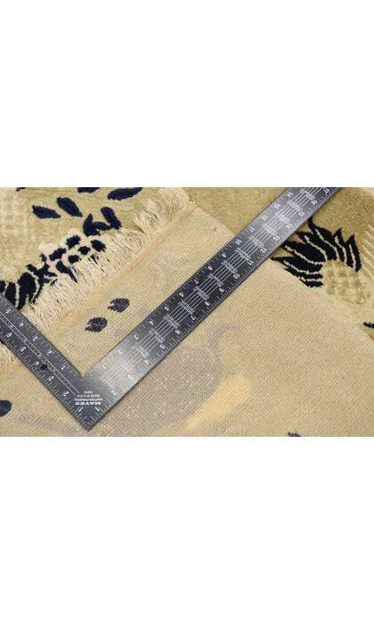 2 x 5 Antique Chinese Art Deco Pictorial Rug 77584