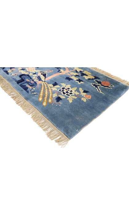 2 x 5 Antique Chinese Art Deco Pictorial Rug 77585