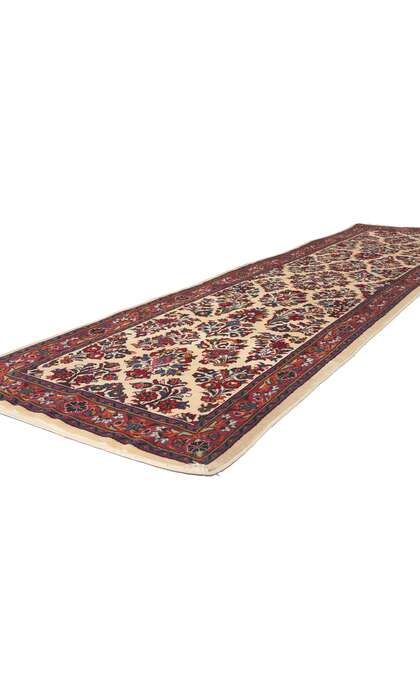 3 x 10 Vintage Persian Sarouk Rug 78634