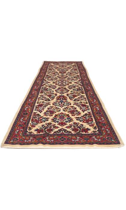 3 x 10 Vintage Persian Sarouk Rug 78634